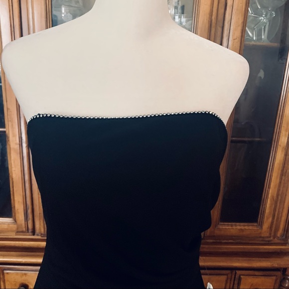 Sparkle trim, Boned Bodice, Strapless Gown SZ 4, NWT - Picture 7 of 16